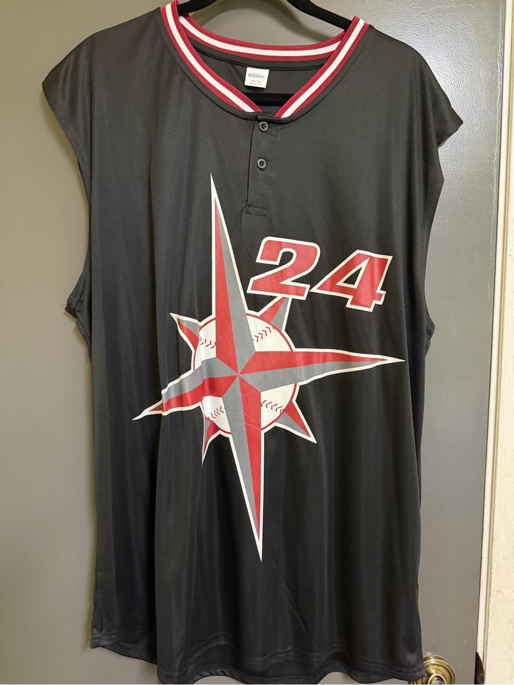 Seattle Mariners Griffey Throwback Sleeveless Baseball Jersey